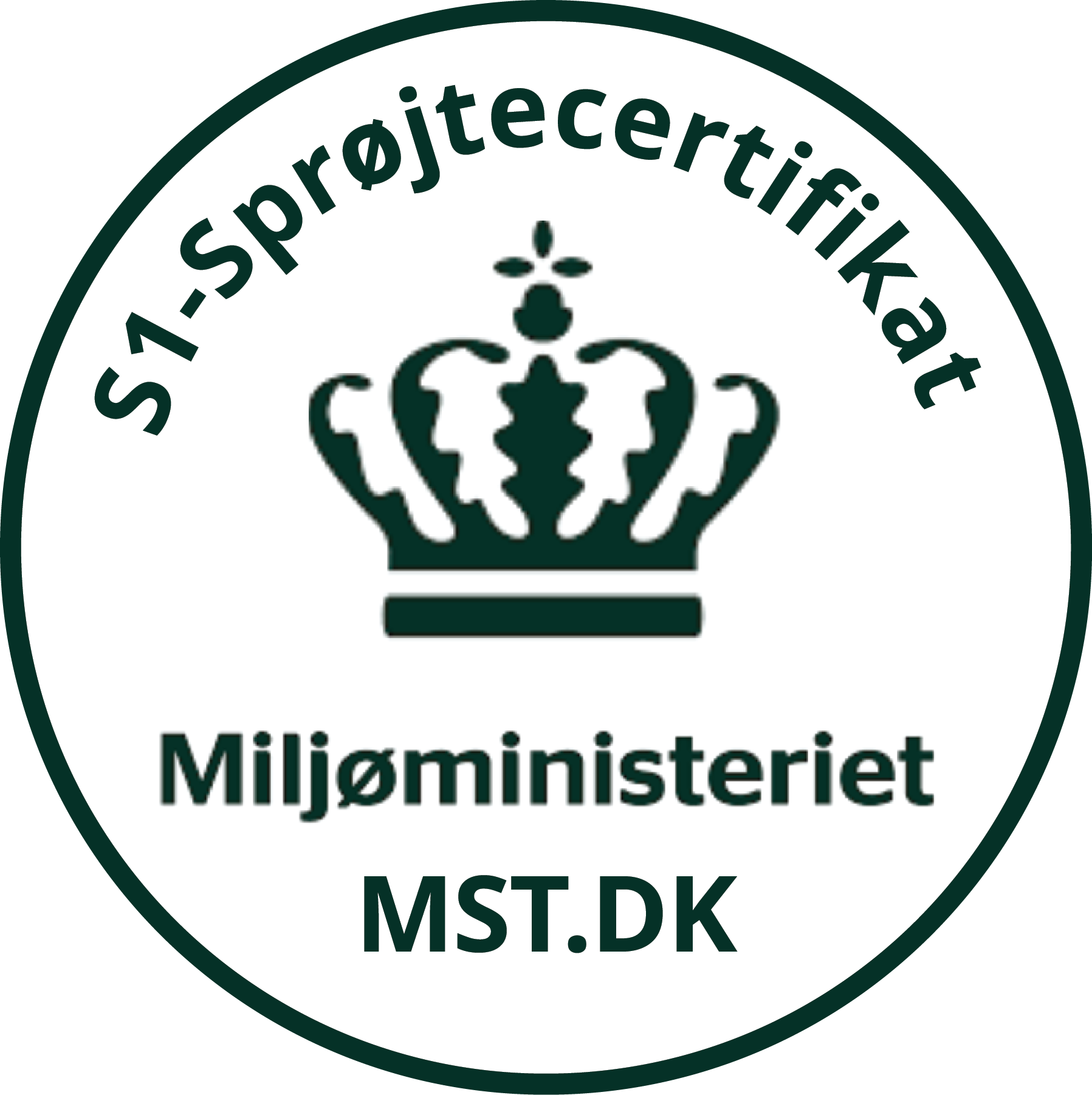 S1 sprøjtecertifikat