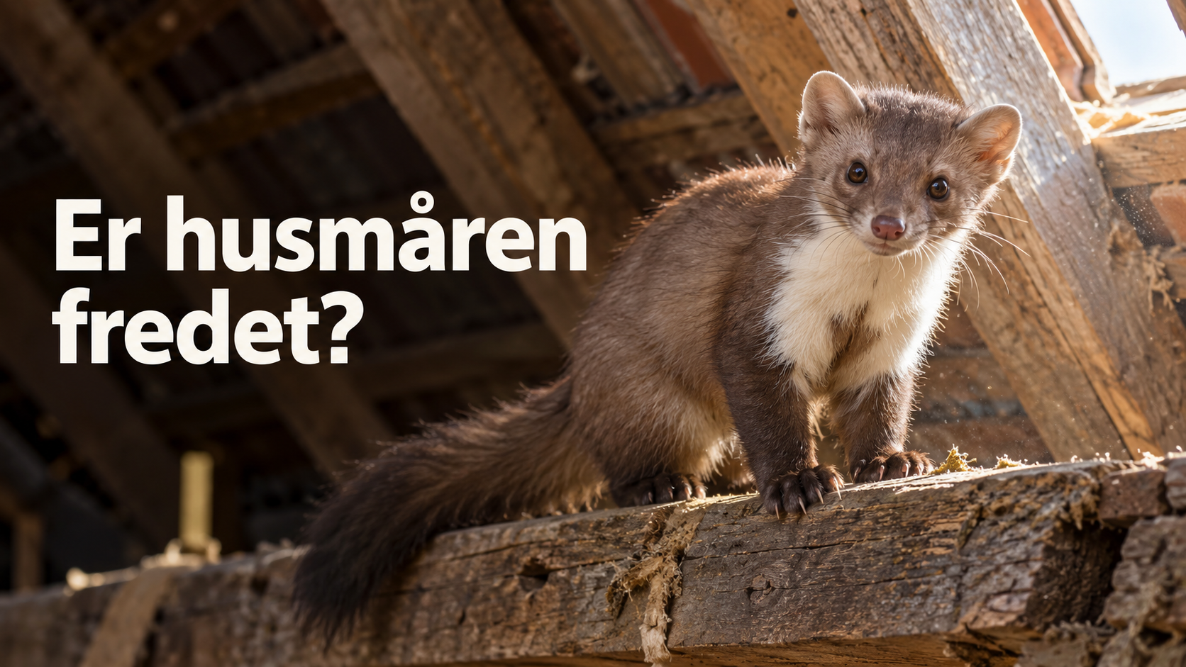 er husmår fredet?